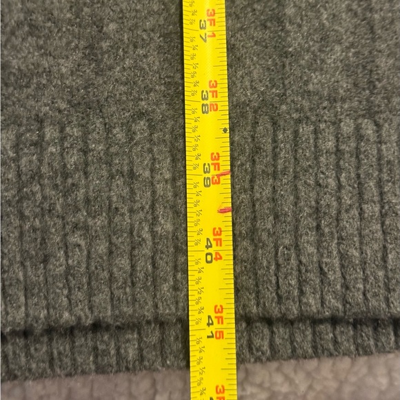 ✨LOFT Wool Blend Ribbed Knit Midi Dress Size XS Petite - Picture 7 of 7